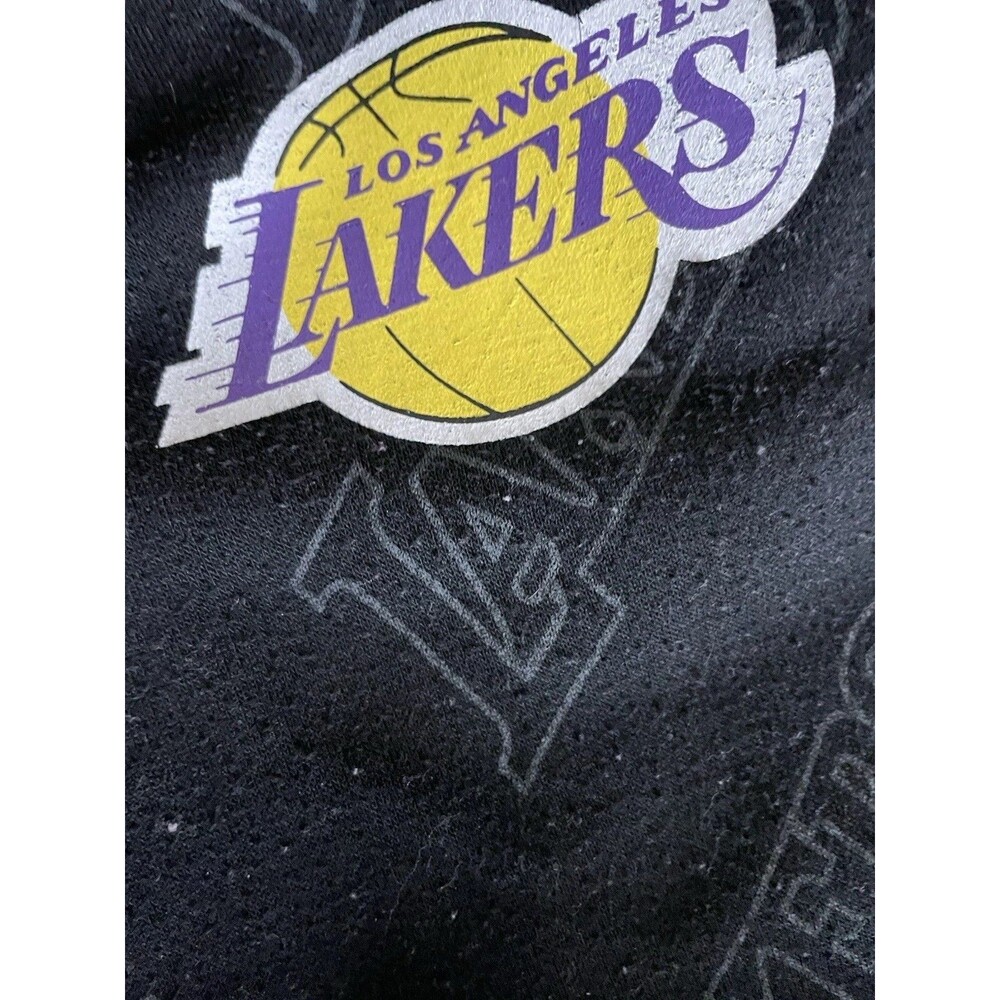 NBA Los Angeles Lakers Hoodie Sweater Print All Over SZ L (14-16) - Picture 10 of 10